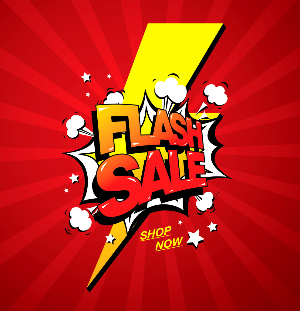 Flash Sale横幅模板设计